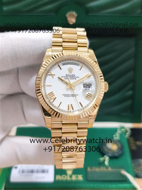 rolex presidential gold replica|best rolex clone watches.